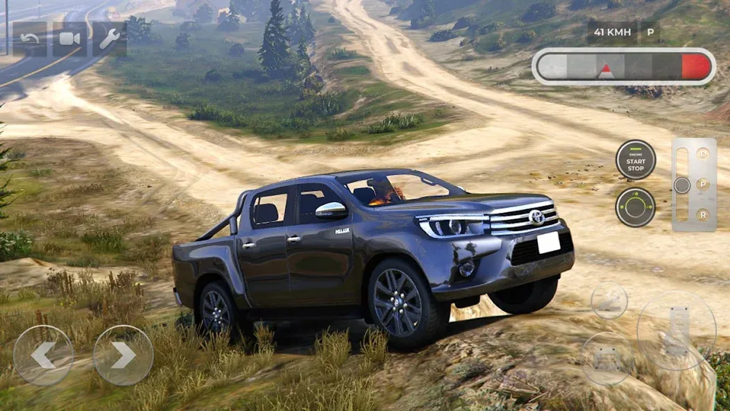 Toyota Hilux 4x4 Mountain Ride (Тойота Хайлюкс 44 Поездка по горам)  [МОД Много монет] Screenshot 5