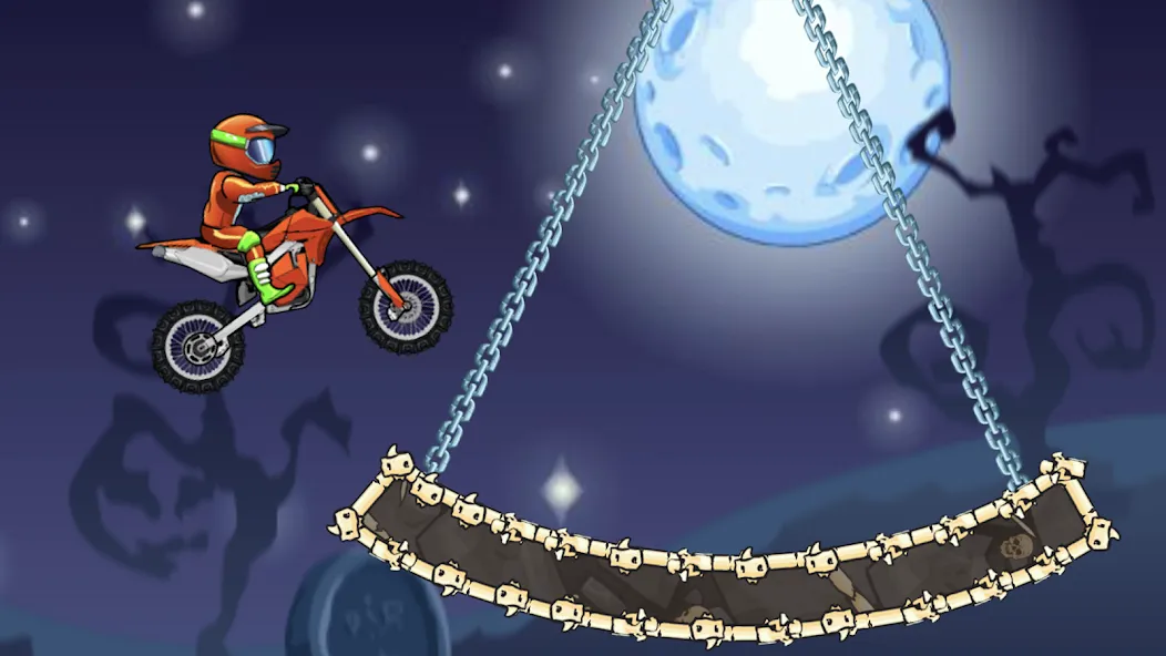 Moto X3M Bike Race Game (Мото 3М Игра на мотоциклах)  [МОД Бесконечные деньги] Screenshot 2