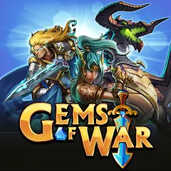 Скачать взломанную Gems of War - Match 3 RPG (Гемс оф Вар)  [МОД Menu] - стабильная версия apk на Андроид