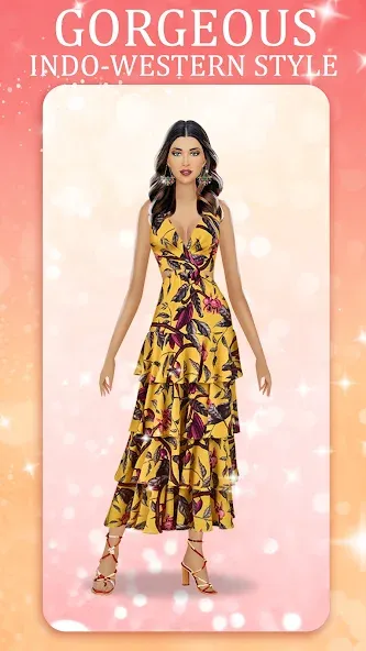 Indian Fashion Dressup Stylist  [МОД Много монет] Screenshot 2