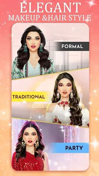 Indian Fashion Dressup Stylist  [МОД Много монет] Screenshot 5