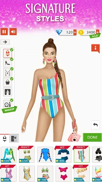 Fashion Stylist: Dress Up Game  [МОД Много денег] Screenshot 5