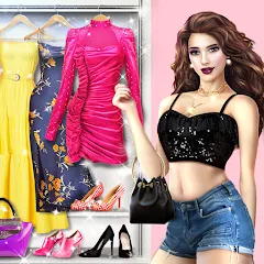 Скачать взломанную Fashion Stylist: Dress Up Game  [МОД Много денег] - полная версия apk на Андроид