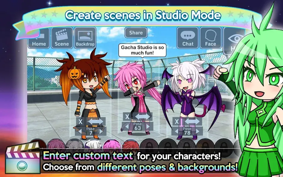 Gacha Studio (Anime Dress Up) (Гача Студио)  [МОД Меню] Screenshot 3