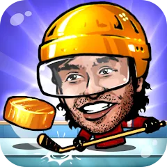 Взломанная Puppet Hockey: Pond Head  [МОД Бесконечные деньги] - последняя версия apk на Андроид