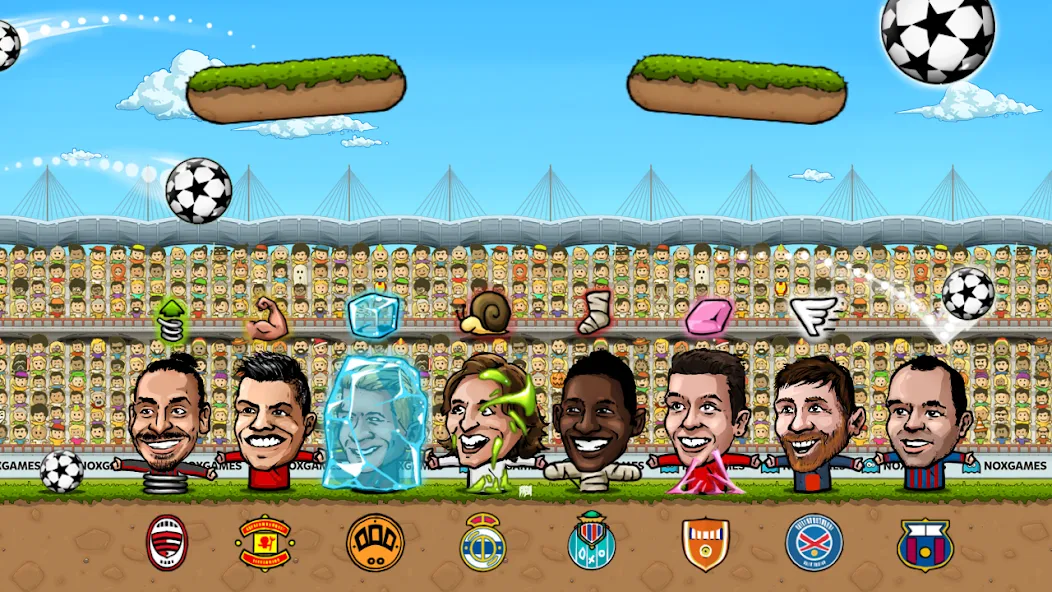 Puppet Soccer: Champs League (Паппет Соккер)  [МОД Меню] Screenshot 3