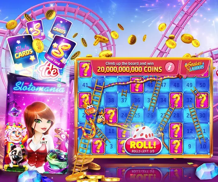 Slotomania™ Slots Casino Games (Слотомания)  [МОД Много монет] Screenshot 5