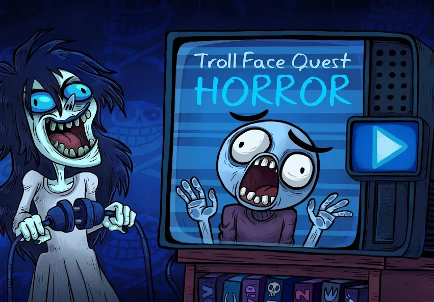 Troll Face Quest: Horror (Тролл Фейс Квест Хоррор)  [МОД Mega Pack] Screenshot 1