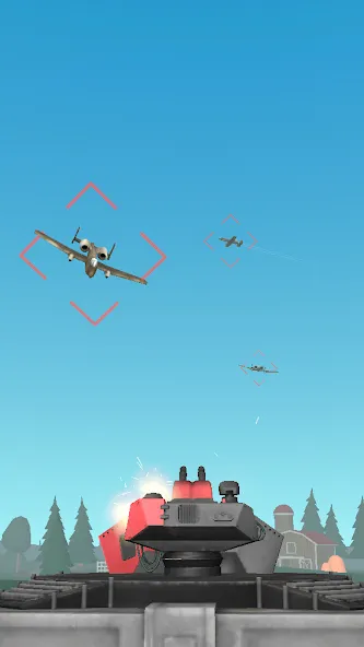 Air Defense: Airplane Shooting (Эйр Дефенс)  [МОД Меню] Screenshot 1