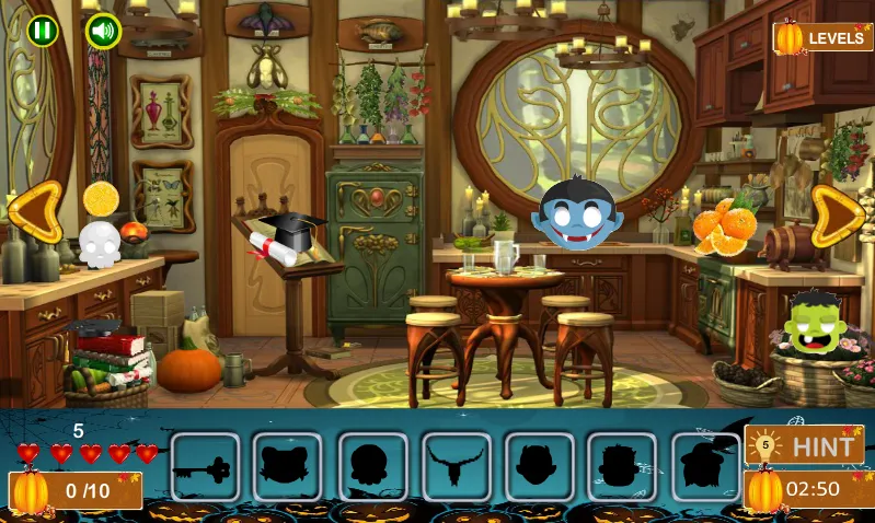 Halloween Hidden Objects (Хэллоуин Скрытые Объекты)  [МОД Меню] Screenshot 4