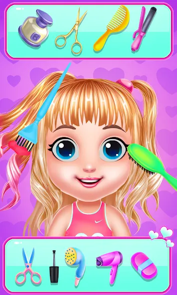 Baby Girl Caring Pinky Style (Беби Грл Керинг Пинки Стайл)  [МОД Mega Pack] Screenshot 3