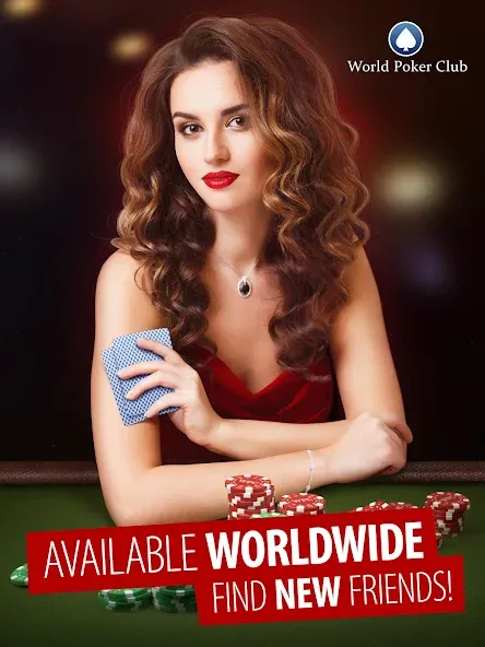 Poker Games: World Poker Club (Покер Гейм)  [МОД Бесконечные монеты] Screenshot 1