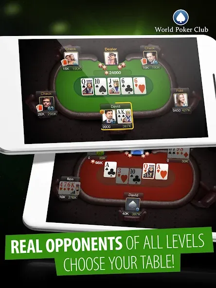 Poker Games: World Poker Club (Покер Гейм)  [МОД Бесконечные монеты] Screenshot 5