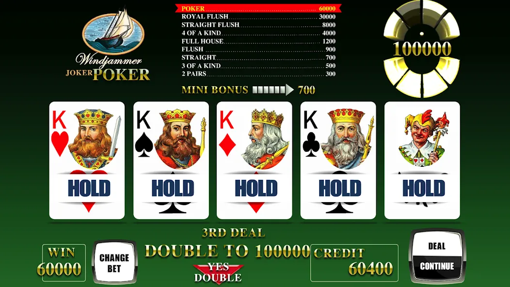 Windjammer Poker (Уиндджаммер Покер)  [МОД Бесконечные монеты] Screenshot 5