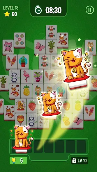 Mahjong Triple 3D -Tile Match (Маджонг Трипл 3Д)  [МОД Mega Pack] Screenshot 3