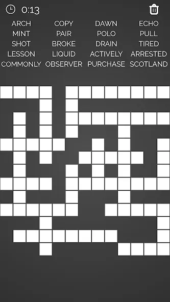 Crossword : Word Fill  [МОД Unlocked] Screenshot 3