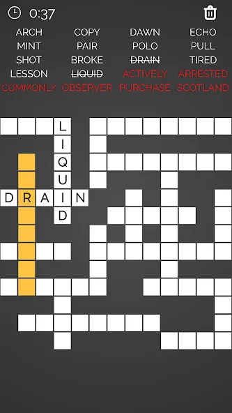 Crossword : Word Fill  [МОД Unlocked] Screenshot 4