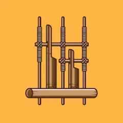 Взломанная Angklung Instrument (Ангклунг инструмент)  [МОД Unlimited Money] - полная версия apk на Андроид