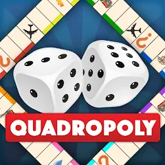 Скачать взлом Quadropoly - Classic Business  [МОД Mega Pack] - последняя версия apk на Андроид