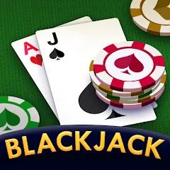 Взломанная Blackjack 21: online casino (Блэкджек 21)  [МОД Много денег] - стабильная версия apk на Андроид