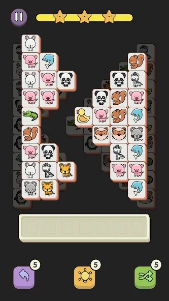 Match 3 Animal - Zen Puzzle (Матч 3 Животное)  [МОД Menu] Screenshot 1