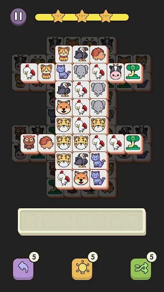 Match 3 Animal - Zen Puzzle (Матч 3 Животное)  [МОД Menu] Screenshot 3