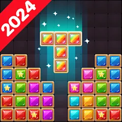 Взломанная Block Puzzle: Diamond Star  [МОД Меню] - стабильная версия apk на Андроид