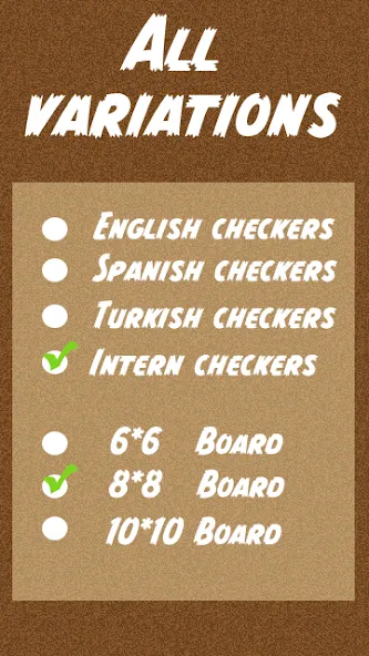 Checkers - Damas  [МОД Меню] Screenshot 3