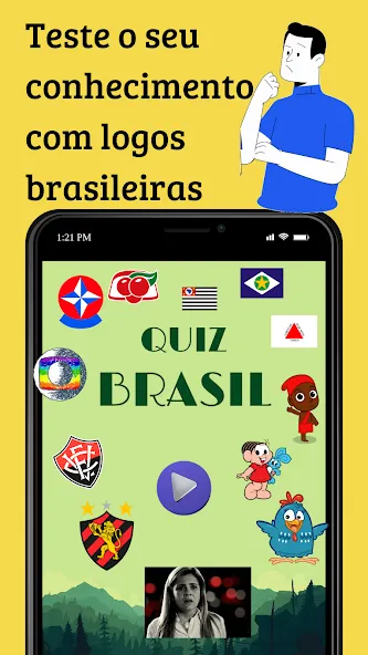 Quiz Brasil (Квиз Бразилия)  [МОД Меню] Screenshot 1