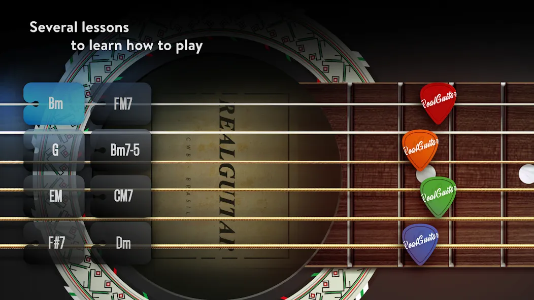 Real Guitar: lessons & chords (Реал Гитар)  [МОД Mega Pack] Screenshot 2