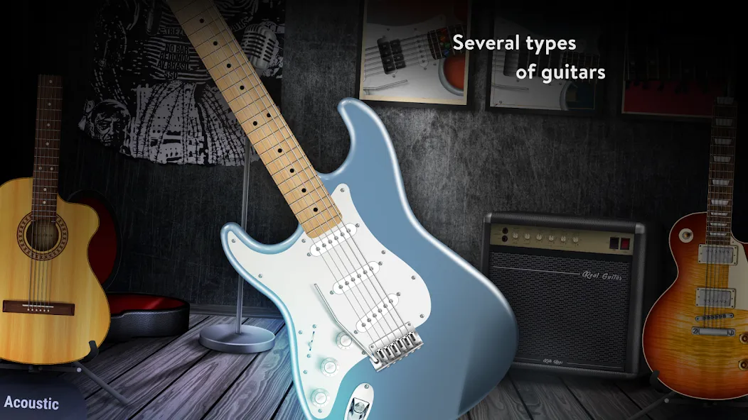 Real Guitar: lessons & chords (Реал Гитар)  [МОД Mega Pack] Screenshot 3