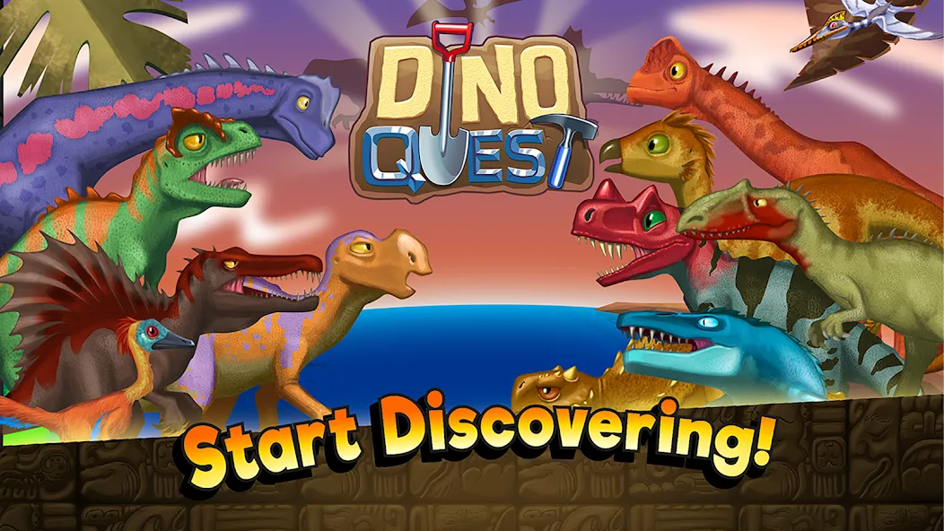 Dino Quest: Dig Dinosaur Game (Дино Квест)  [МОД Menu] Screenshot 5