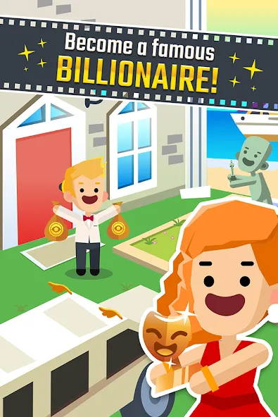 Hollywood Billionaire: Be Rich (Холливудский миллиардер)  [МОД Бесконечные деньги] Screenshot 2