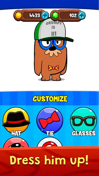 My Grumpy: Funny Virtual Pet (Май Грампи)  [МОД Все открыто] Screenshot 3