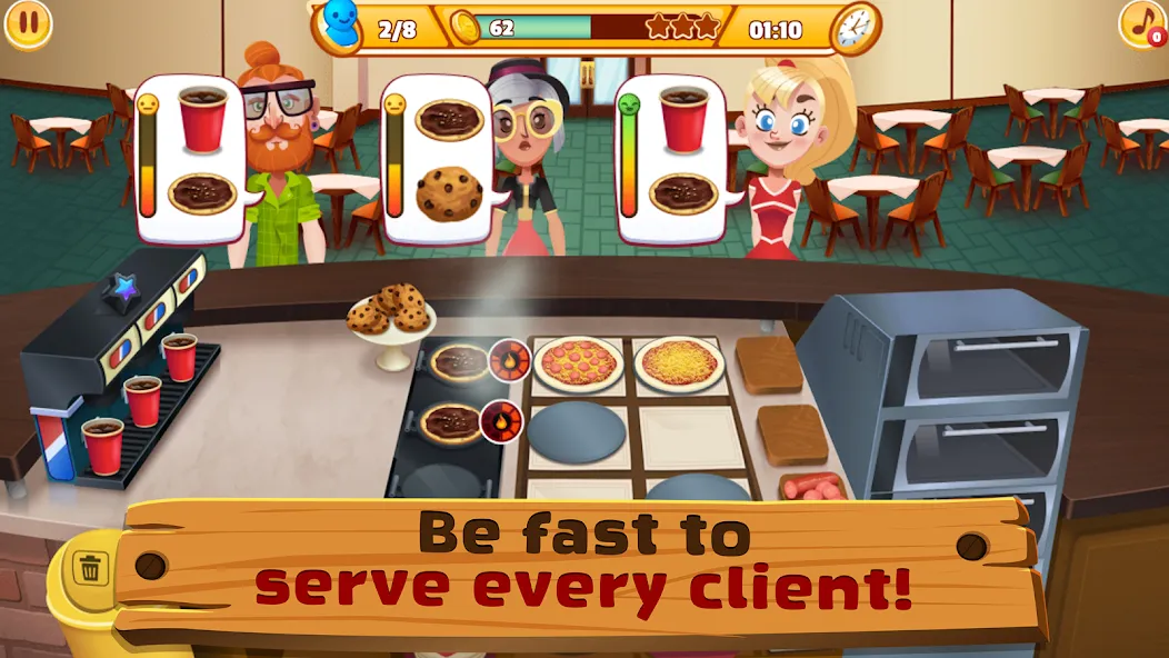 My Pizza Shop 2: Food Games (Мой Пиццерия 2)  [МОД Меню] Screenshot 5