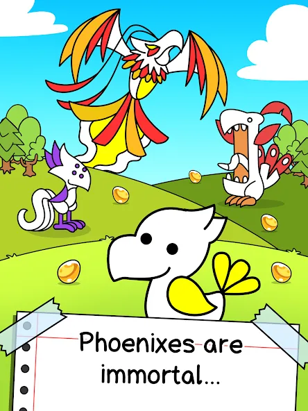 Phoenix Evolution: Idle Merge (Финикс Эволюция)  [МОД Много монет] Screenshot 5