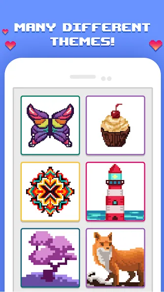 Pixelicious: Color Daily Pixel (Пикселическ)  [МОД Unlocked] Screenshot 2