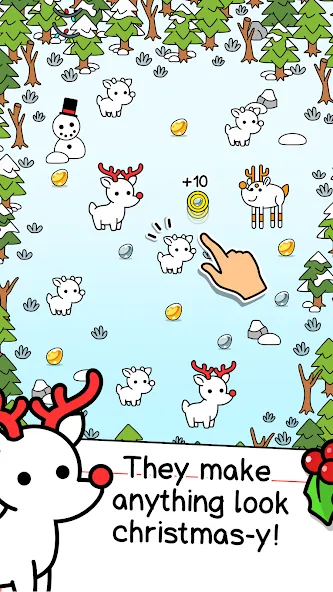 Reindeer Evolution: Idle Game (Рейндир Эволюция)  [МОД Меню] Screenshot 2