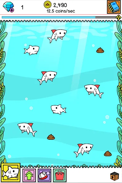 Shark Evolution: Idle Game (Шарк Эволюшн)  [МОД Unlocked] Screenshot 5