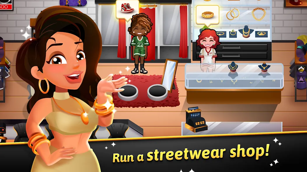 Hip Hop Salon Dash Beauty Game (Хипхоп салон Дэш красивая игра)  [МОД Много денег] Screenshot 1