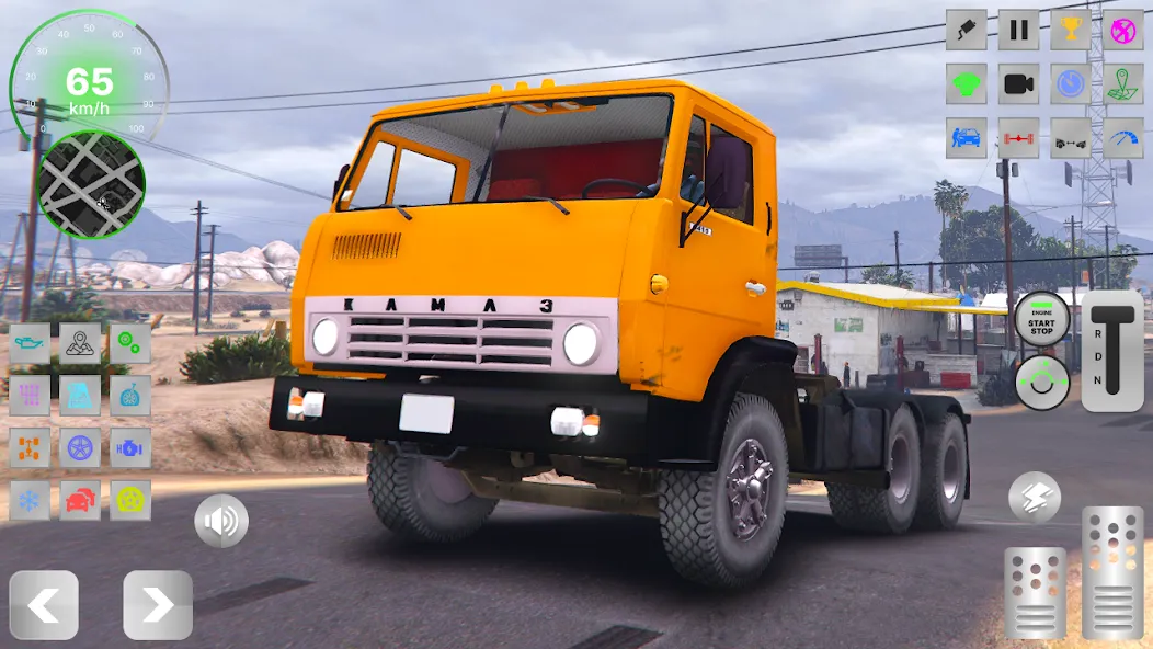 KAMAZ: Ultimate Russian Truck  [МОД Бесконечные монеты] Screenshot 1