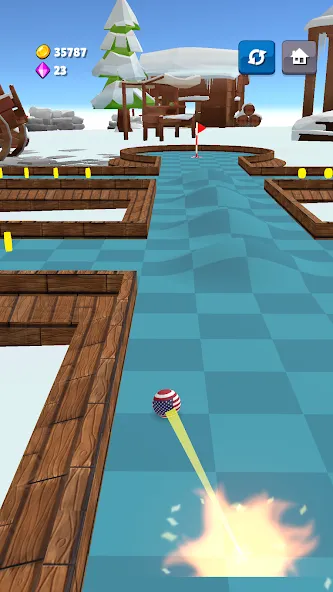 Mini Golf Game - Putt Putt 3D (Мини Гольф Челлендж)  [МОД Много монет] Screenshot 3