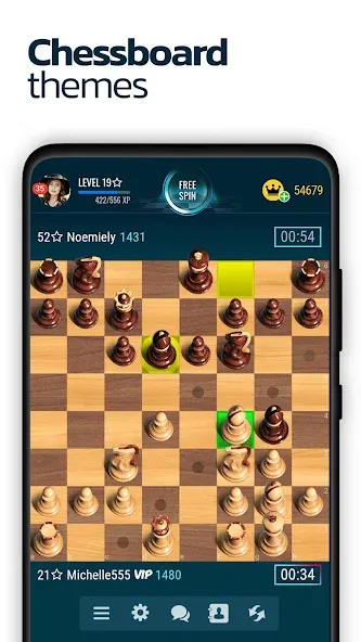 Chess Online  [МОД Бесконечные деньги] Screenshot 2