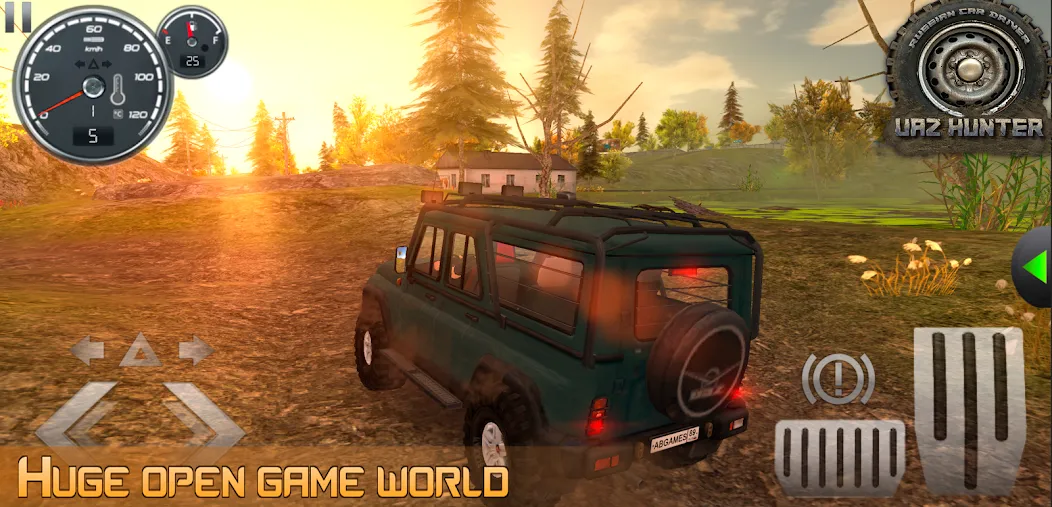 Russian Car Driver Uaz Hunter  [МОД Unlocked] Screenshot 2