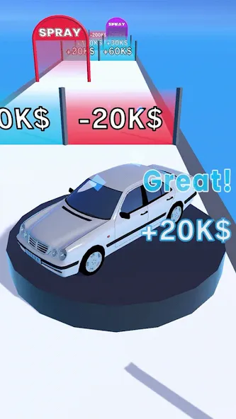 Get the Supercar 3D (Гет зе Суперкар 3Д)  [МОД Menu] Screenshot 4