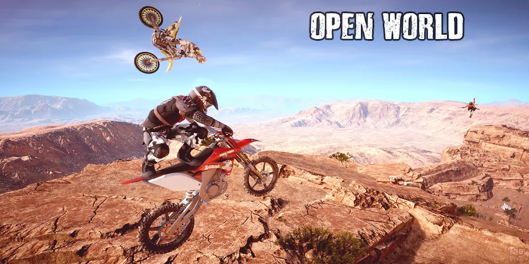 Dirt MX Bikes KTM Motocross 3D (Дирт МХ Байкс КТМ Мотокросс 3Д)  [МОД Unlocked] Screenshot 1