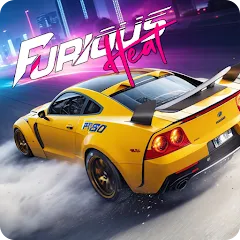 Скачать взломанную Furious: Heat Racing 2024 (Фьюриъс)  [МОД Бесконечные деньги] - последняя версия apk на Андроид