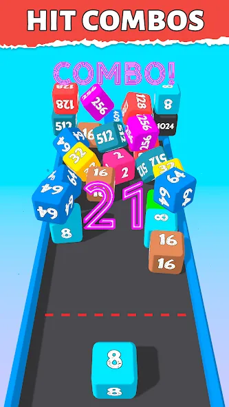 Bounce Merge 2048 Join Numbers  [МОД Unlimited Money] Screenshot 5