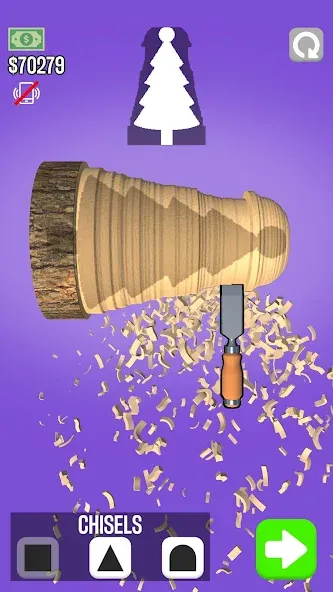 Woodturning (Вудтурнинг)  [МОД Много денег] Screenshot 1