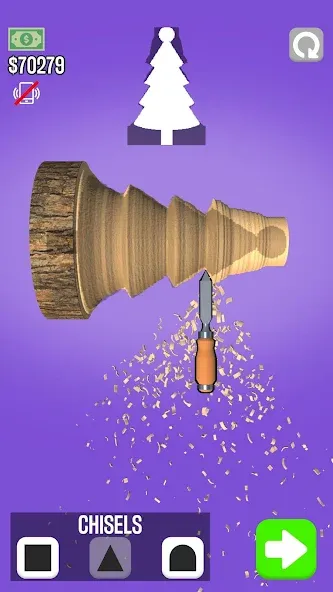 Woodturning (Вудтурнинг)  [МОД Много денег] Screenshot 2